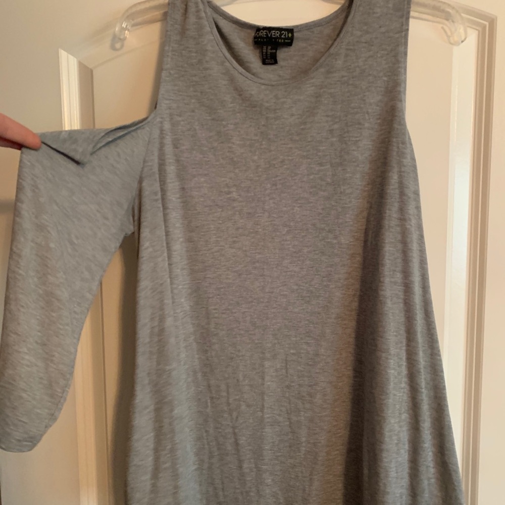 Forever21 Plus Cold Shoulder Top